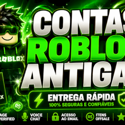 CONTAS ANTIGAS ROBLOX COM VOICE CHAT