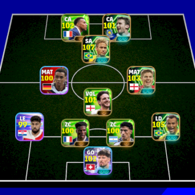 Conta efootball com Neymar 2014 107 + Cafu 106
