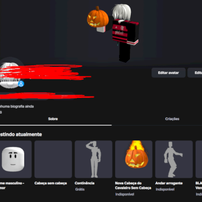 Conta com Korblox e Headless