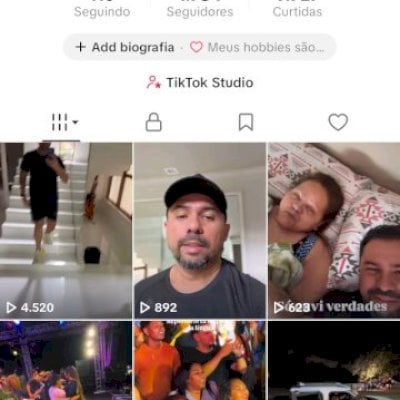 Conta do tik Tok disponível