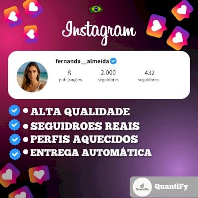 🌸PERFIS COM 2000 SEGUIDORES | ✅ QUALIFICADOS