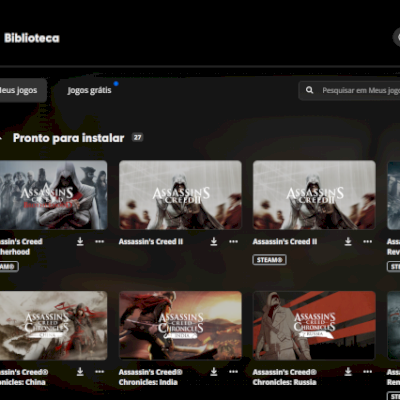 Conta Ubisoft Connect com vários Jogos