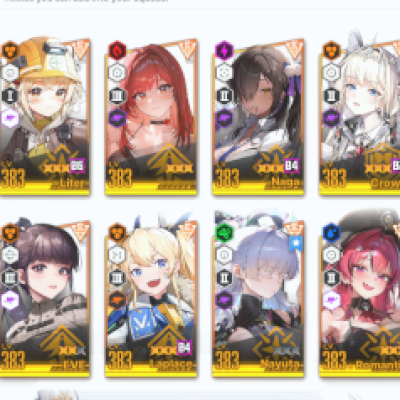 GODDESS OF VICTORY: NIKKE – GLOBAL – LV 538 – 148 NIKKES– ENDGAME COMPLETE