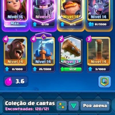 CONTA BEM COMPLETA DE CLASH