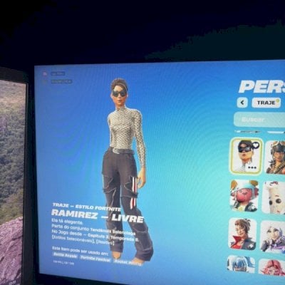 connta de fortinite,full acess, 148 skins com ramirez balenciaga.