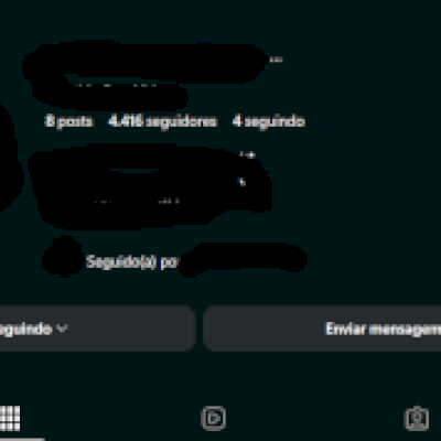Conta com 4k400 bem engajada, todos seguidores reais.