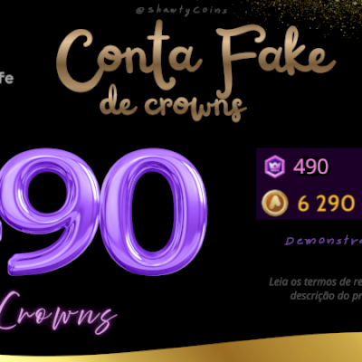 Conta Fake | $ 490 crowns ･ Level 6