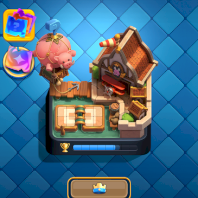 Conta nível 57 Arena 27 11329 troféus 10 heróis 9 evoluções e 2 coringas herói