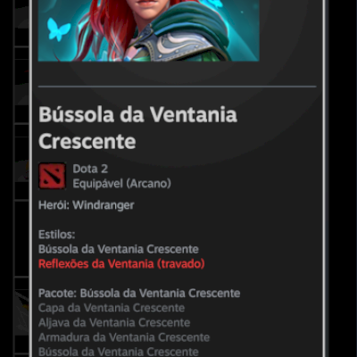 Conta Dota 2: Windranger Arcana + Jugg + 3 Personas + RE 9 ( avaliado em 1,3k )