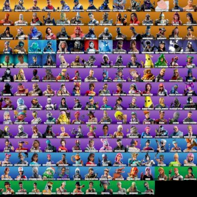 Conta de Fortnite com 193 skins