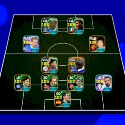 Conta efotball com 3212+ de força coletiva muito promissora