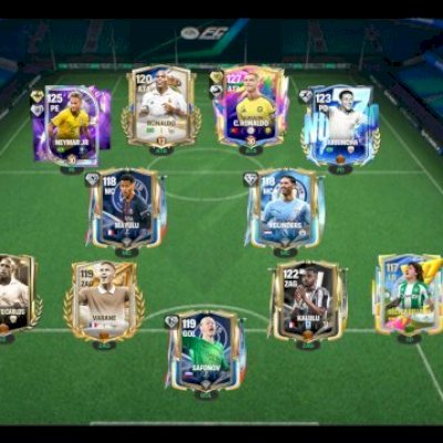FC MOBILE Neymar 2014 Over 125 e Cristiano 127