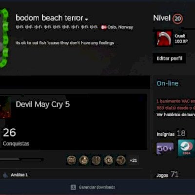 VENDO CONTA STEAM RECHEADA DE JOGOS