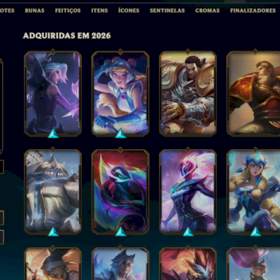 Vendo conta sem elo todos campeões 96 skins