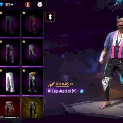 Conta rara 1° e 2° passe e calça angélical