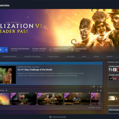 Conta Steam 9 anos com CS,R6, cod bo3, GTA5, P zomboid, fall 4, R$34 em cred etc