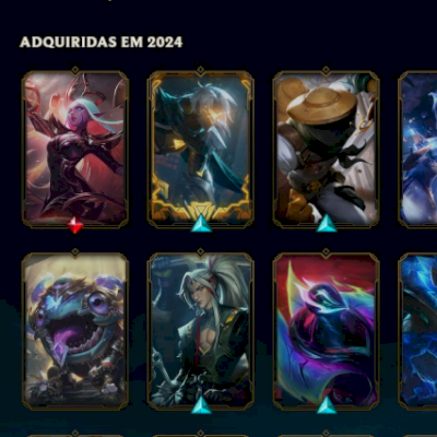 vendo conta lol e valorant muitas skins em ambos