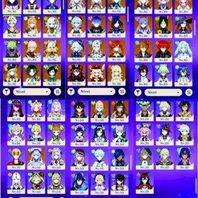 AR60 AMERICA ENDGAME ALOY + ARLECCHINO+ FURINA + KAZUHA + NEUVILETTE ++++