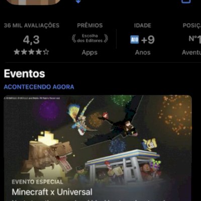 CONTA DE MINECRAFT IOS