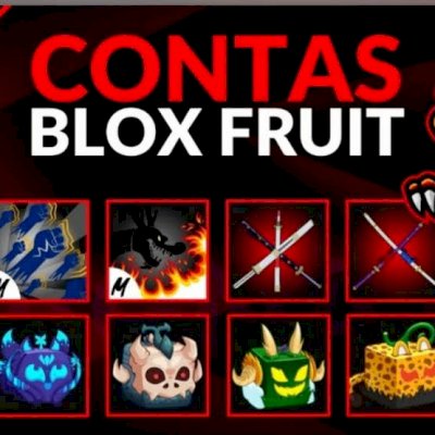 Conta Blox Fruits TOP: Dough V2, Leopard, Buddha V2, Haki V2 e + Raros, Negócio!