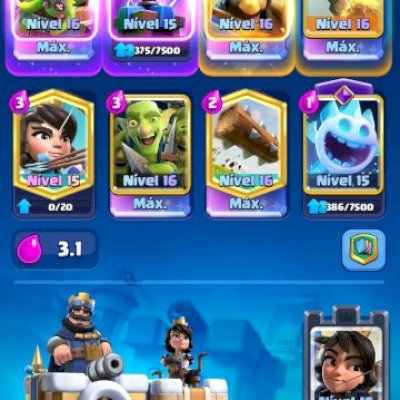 11K TROFÉUS NO CLASH ROYALE E 34K NO BRAWL STARS