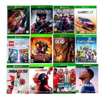 Vendo jogos mídia mídia compartilhada de xbox 360