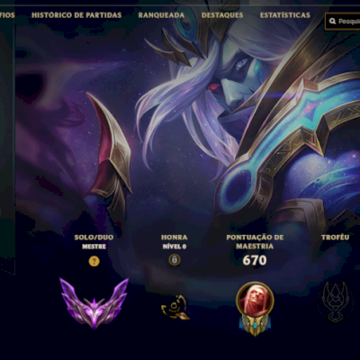Conta league of legends da season 3