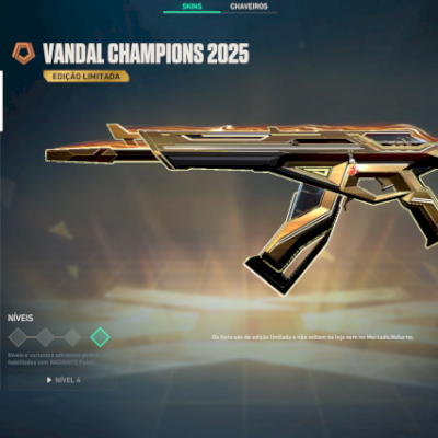 CONTA VALORANT COM CHAMPIONS 2025