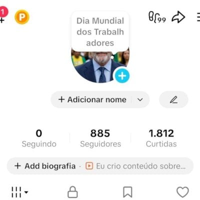 CONTA TIK TOK 885 DE SEG E 1,8K DE CURTIDAS (CONTAS TIK TOK)