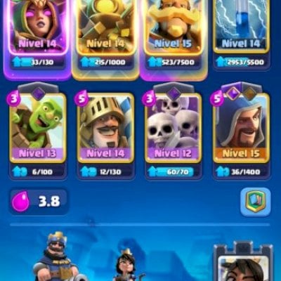 Conta de clash de 5 anos de jogo