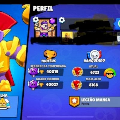 Conta de Brawl Stars desde 2020
