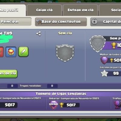 conta cv 9 com recorde na lendaria