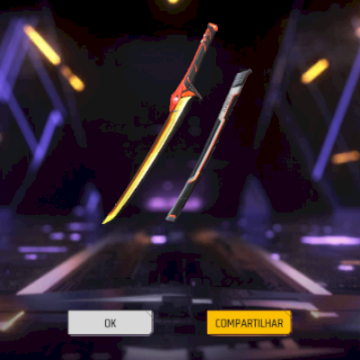 Conta com katana do cobra .