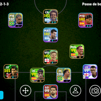Conta Efootball Força 3100 3 Icons e 2 Showtimes Brabos