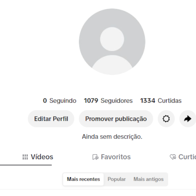 CONTA TIK TOK 1K SEG E 1,3K DE CURTIDAS (CONTAS TIK TOK)