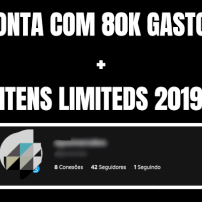 Conta 2019 usada | Itens de eventos | 80k Robux gastos | Troca de username