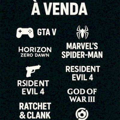 Conta PS4/PS5 com GTA V, Spider-Man, Horizon, RE4, God of War – Entrega automáti