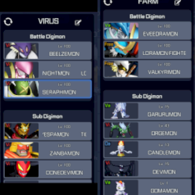 Digimon Super Rumble - End Game - Server 4/Pukamon - Omegamon e etc + 180M