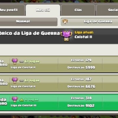 Clã nível 12, capitólio nível 8