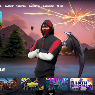 Conta OG + Ikonik + Glow (349 Skins)