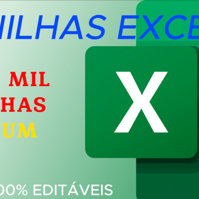 PACK EXCELL // + 20 MIL PLANILHAS EDITÁVEIS + (BÔNUS)