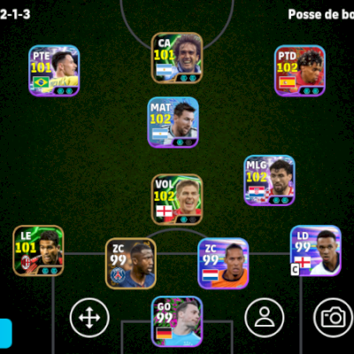 Conta Efootball Força 3102 3 Icons e 4 Showtimes Brabos