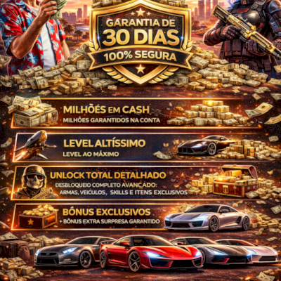 ⚡ Upgrade GTA V Online PC – Evolua Rápido e Seguro