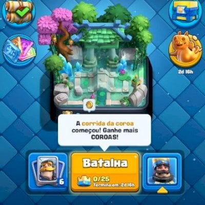 CONTA COM 6K DE TROFÉUS CARTA LVL 14 E 1 EVOLUÇÃO DE BOLA DE NEVE E VARIOS EMOTE