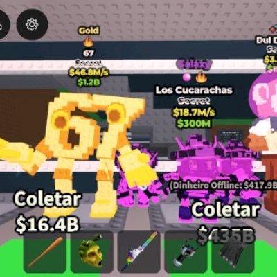 Roube um brainrot, 67 ( Gold) 46m/s