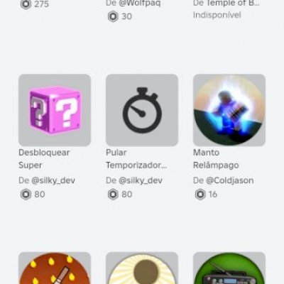 Conta de roblox de 2019