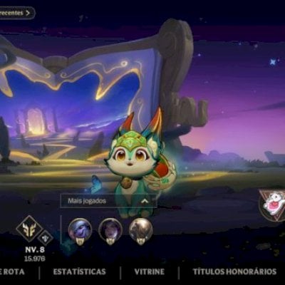 Conta nível 115 com 132 skins sendo 6 épicas