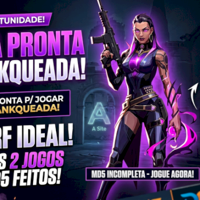 CONTA VALORANT LVL 21 RANKED LIBERADA | APENAS 2 JOGOS MD5 | SMURF PERFEITO