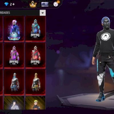 Conta free fire com 4 angelicais e 600 peitorais