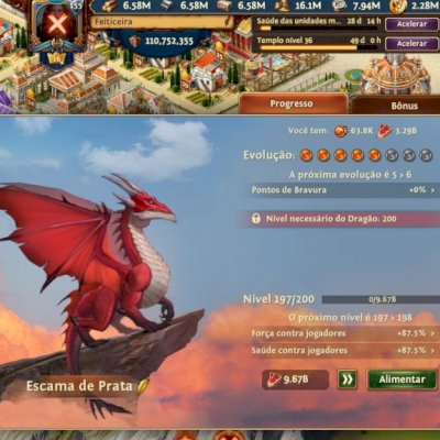 Total Battle Conta 110 milhoes poder e Guarda 7